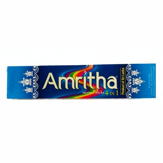 Amritha DVKs incense sticks packaging on a white background