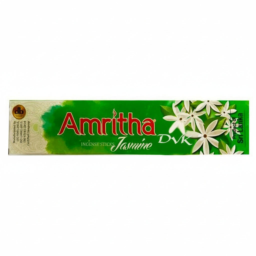 Amritha Jasmine incense sticks packaging on a white background