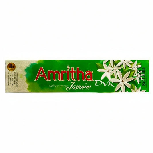 Amritha Jasmine incense sticks packaging on a white background