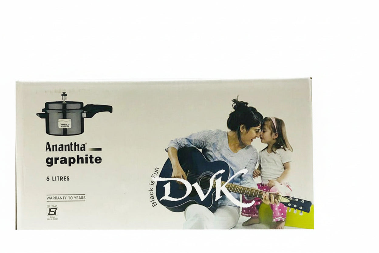 Anantha Graphite Pressure Cooker 5 Litres