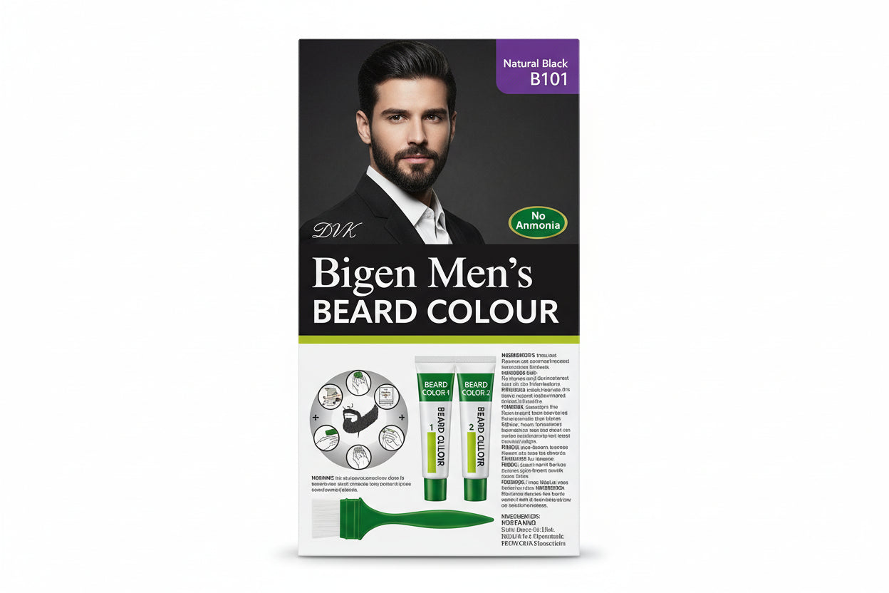 Bigen Men's Natural Black Beard 101