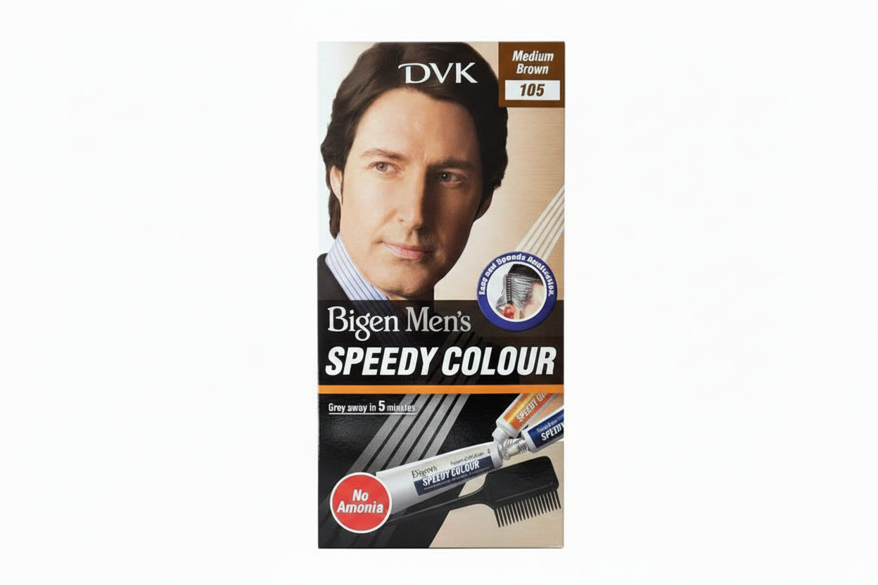 Bigen Men's Speedy Colour Medium Brown 105