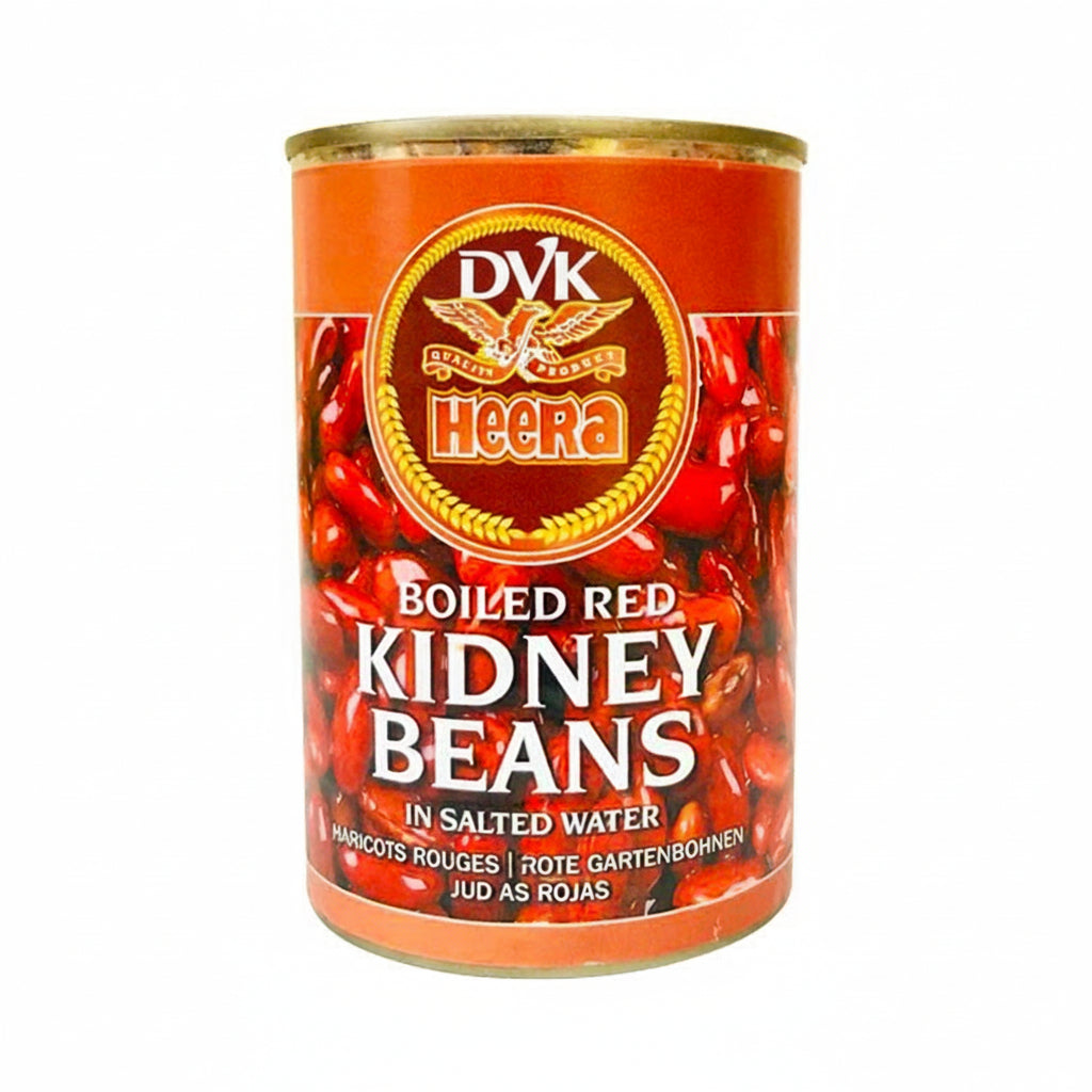 Can of Heera Boiled Red Kidney Beans on a white background