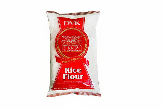 Bag of Heera Rice Flour on a white background