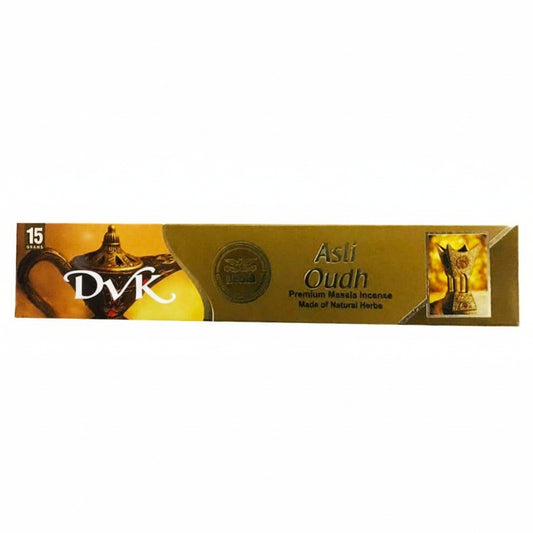 DVK Asti Oudh incense packaging on a white background