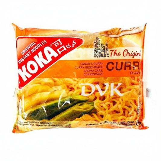Packaged noodles with Hoka branding on a white background