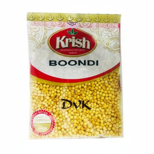 Packaged snack with Krish branding on a white background