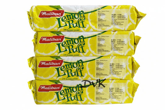Maliban Lemon Puff Biscuits with Lemon Cream 200g (Pack of 3)