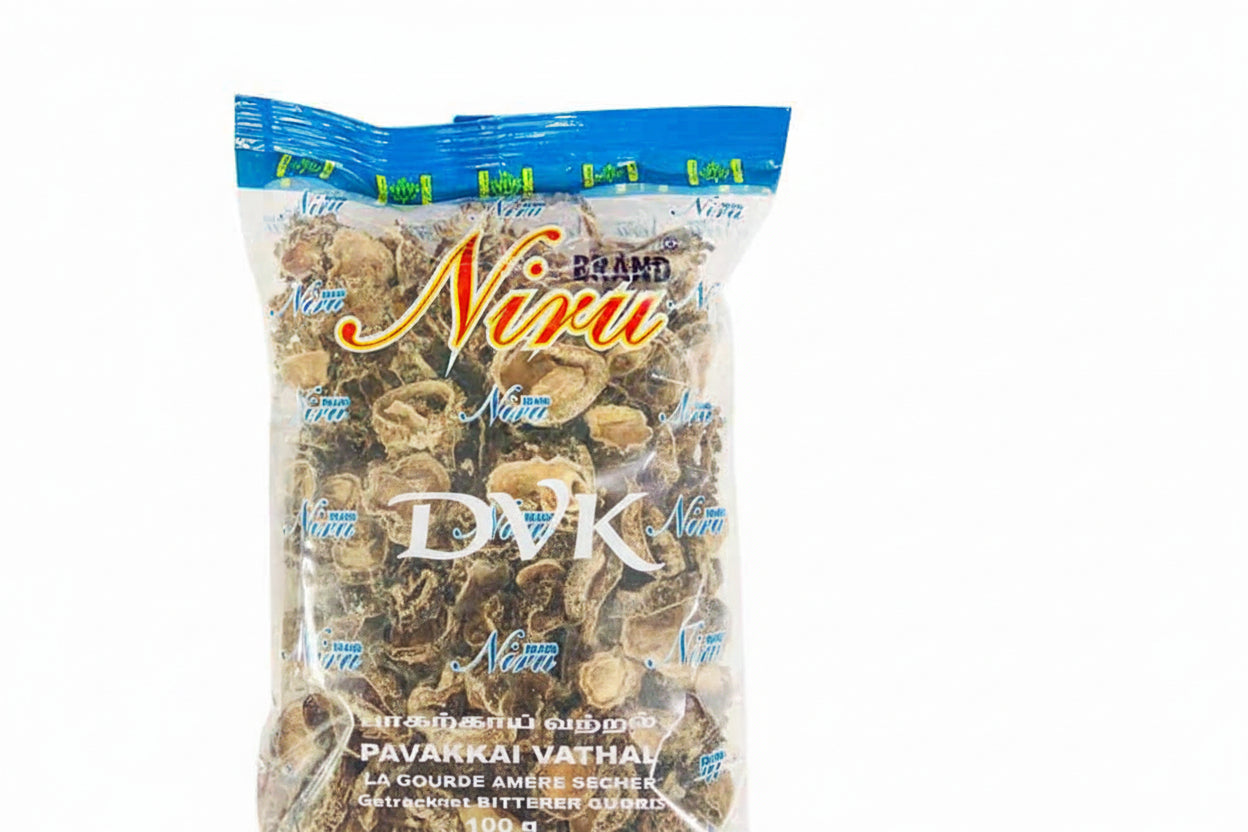 Packaged food product with 'Nimu' branding on a white background